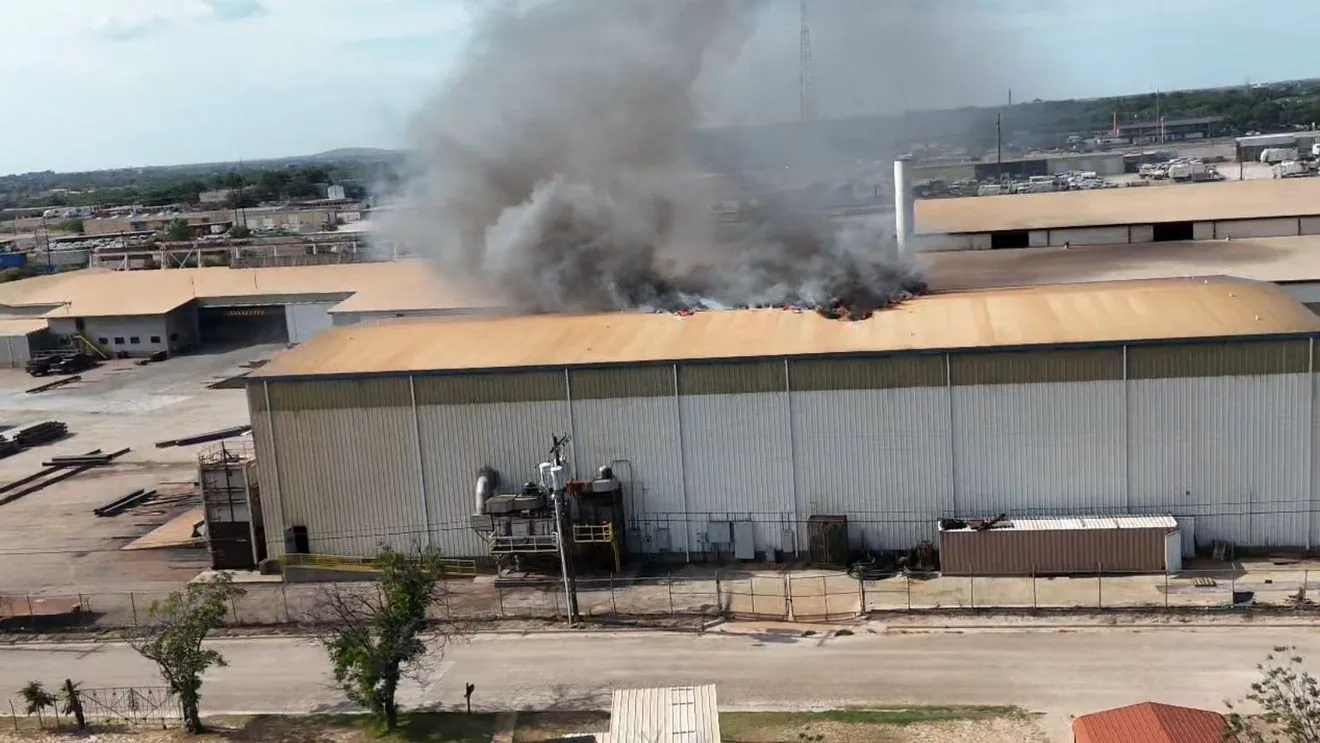 Commercial Fire Damage Roof Repair in Bryan, TX
