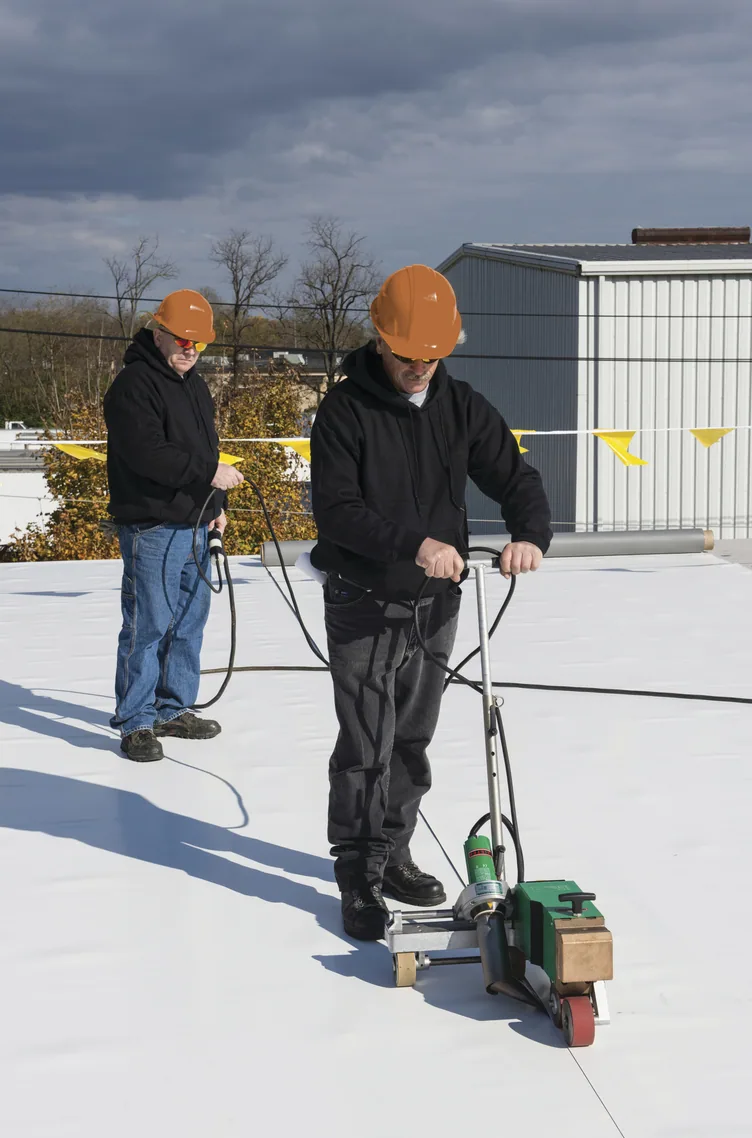 PVC Commercial Roofing in Bryan, TX