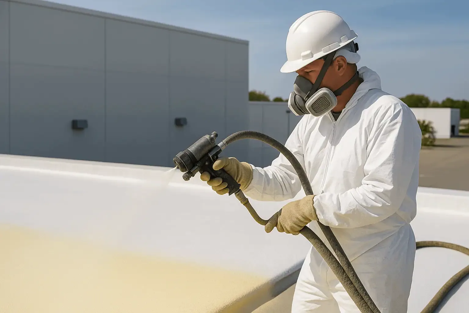 Spray Polyurethane Foam Roofing in Bryan, TX Spray Polyurethane Foam Roofing in Bryan, TX