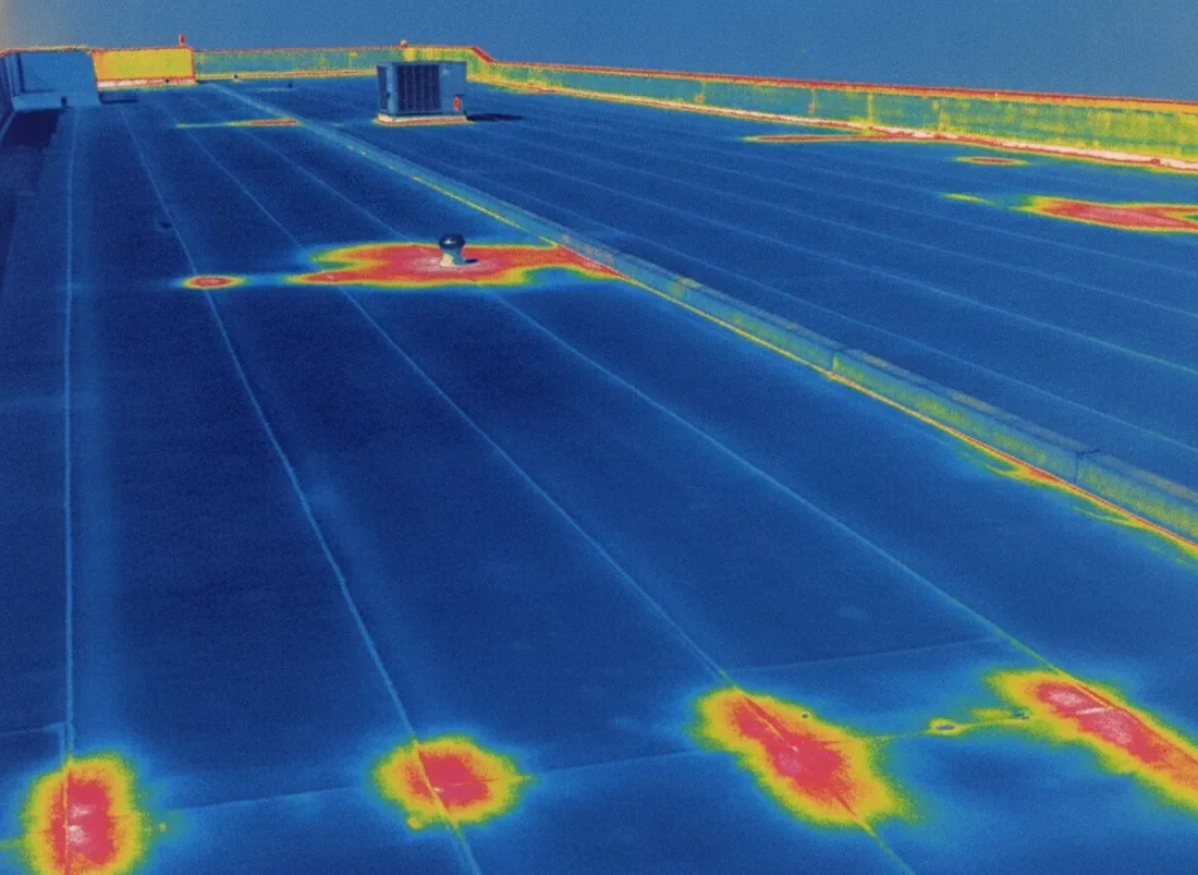 Infrared Roof Moisture Surveys in Bryan, TX